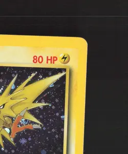 Zapdos 15/62 WOTC Fossil Set COSMOS Holo Rare Pokemon Card LP - Image 4