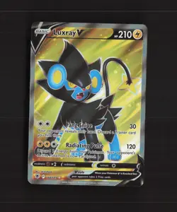 Luxray V 168/189 Astral Radiance Full Art Ultra Rare Holo Pokemon Card NM - Image 1