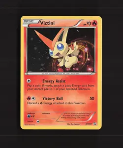 Victini XY189 XY Black Star Promo Holo Pokemon Card LP - Image 1
