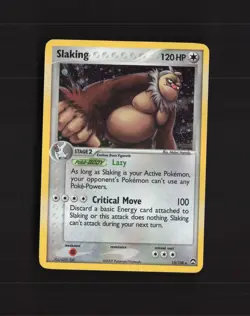 Slaking 13/108 EX Power Keepers Holo Rare Pokemon Card NM - Image 1