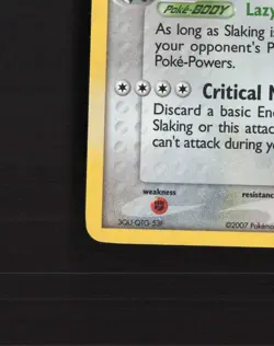 Slaking 13/108 EX Power Keepers Holo Rare Pokemon Card NM - Image 5