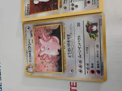 Holo Clefairy & Clefable No. 036 Jungle Holo Vintage Japanese Pokemon TCG #cb2 - Image 2