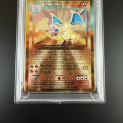 PSA 9 Charizard 4 Metal Gold Pokemon Celebrations Ultra Premium Graded Card - Image 3