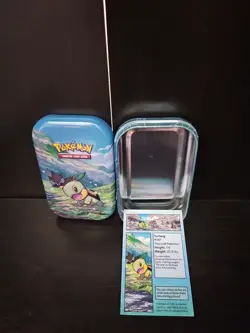 Pokemon Go! Mini Tin featuring TURTWIG #387 **EMPTY** WITH INSERT TRL8#20 - Image 2