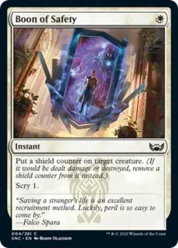 Boon of Safety - Near Mint MTG Streets of New Capenna - Image 1