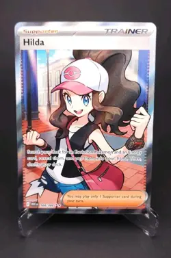 Pokemon TCG Hilda 164/086 - SV: White Flare Full Art Ultra Rare Holo NM - Image 1
