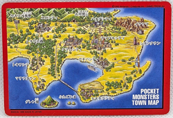 Pokemon Japanese Carddass Charizard Town Map Red No.000 - Image 2