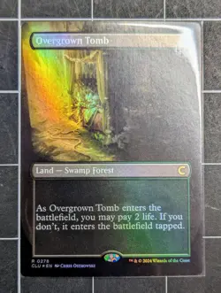 MTG - Overgrown Tomb - Foil Borderless - CLU 0278 - Ravnica: Clue Edition - Rare - Image 1