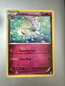 Pokemon Sylveon 15/30 XY Trainer Kit Common Regular Stage 1 90 HP Disarming Voi… - Image 1