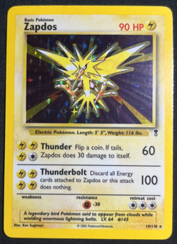 Pokemon TCG 2002 Zapdos 19/110 Legendary Collection Holo Lightly Played - Image 1
