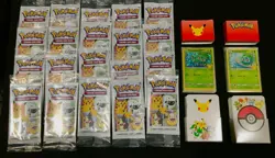 Pokemon 25th Anniversary McDonalds Holo & Non Holo sets + 20 Seal General Mills - Image 1