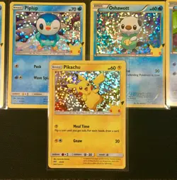 Pokemon 25th Anniversary McDonalds Holo & Non Holo sets + 20 Seal General Mills - Image 3
