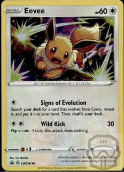 Eevee SWSH118 Cosmos Holo P Sword & Shield Promo Pokemon NM/M - Image 3