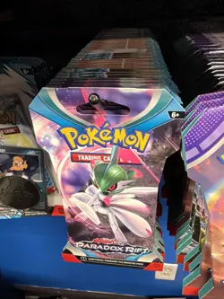 Nintendo Pokemon TCG Scarlet & Violet Paradox Rift Sleeved Booster Pack Lot - 10 - Image 1