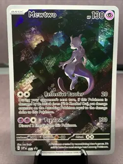 Pokemon TCG Mewtwo 052 Full Art Holo Rare Black Star Promo Scarlet & Violet 151 - Image 1