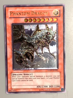 yugioh Phantom Dragon LODT-EN041 Ultimate Rare Unlimited Ed near mint - Image 4