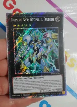 NUMERO S39 UTOPIA IL FULMINE Rara Segreta Platino ITA RA04-IT251 YU-GI-OH NUOVA - Image 1