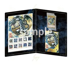 Yu-Gi-Oh 25th Blue-Eyes White Dragon Ukiyo-e Stamp Set NYC1-JP001 Sealed - Image 1