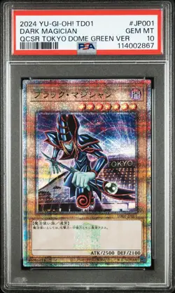 Yu-Gi-Oh! Tokyo Dome Dark Magician TD01-JP001 PSA 10 Gem Mint - Image 1
