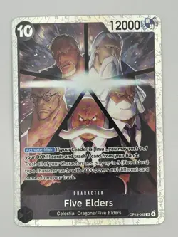 Carrying On His Will #OP13-082 Five Elders - Image 1