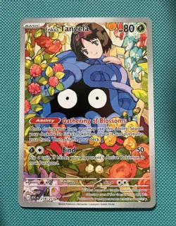 Pokemon TCG Erika's Tangela 218/217 Ascended Heroes Illustration Rare NM - Image 1