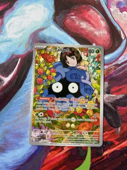 Pokemon TCG Erika's Tangela 218/217 Illustration Rare Ascended Heroes NM - Image 1