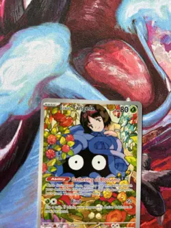 Pokemon TCG Erika's Tangela 218/217 Illustration Rare Ascended Heroes NM - Image 2