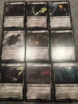 Nazgul - Set of 9 (1 of Each) The Lord of the Rings: Tales of Middle-earth MTG - Image 1