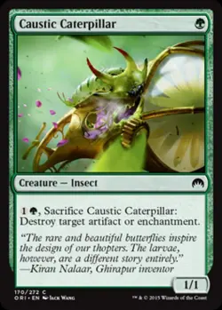 Caustic Caterpillar - Light Play MTG Magic Origins - Image 1