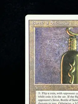 BOTTLE OF SULEIMAM Revised Edition 1994 Magic The Gathering (MTG) TCG 🔥Rare🔥 - Image 3