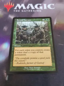 Mtg. Second Harvest. Retro Frame. Innistrad Remastered. Pack Fresh - Image 1