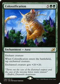 MTG - Colossification - Ikoria: Lair of Behemoths - X1 - (LP) - - Image 1