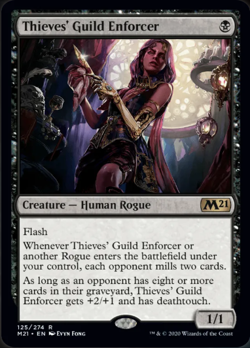 Magic the Gathering MTG Thieves' Guild Enforcer (125) Core Set 2021 LP - Image 1