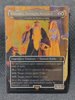 Mtg Silver Screen Foil: The Returned King Kenrith/Thoden Strength Restored - Image 1