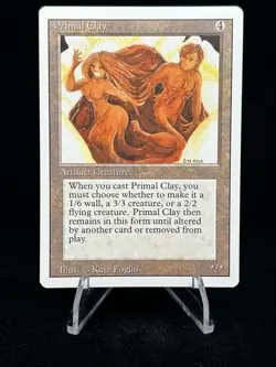 PRIMAL CLAY Revised Edition 1994 Magic The Gathering (MTG) TCG CCG 🔥Rare🔥 - Image 1