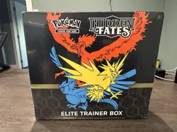 Pokemon TCG Hidden Fates Elite Trainer Box ETB Sealed/minor Tear - Image 1
