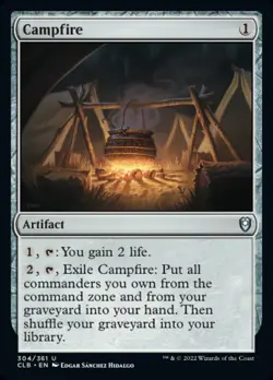 Magic the Gathering (mtg): CLB: Campfire - Foil - Image 1