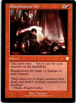 Blasphemous Act (Retro Frame) R Commander: The Brothers' War 113 NM - Image 1