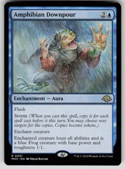 Amphibian Downpour Rare Modern Horizons 3 51 MTG Near Mint 2024 - Image 1