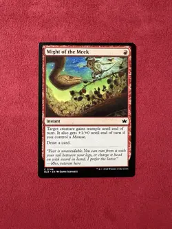 Might Of The Meek - Bloomburrow BLB Magic The Gathering MTG #144 - Image 1