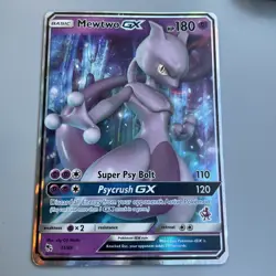 Pokemon TCG Mewtwo GX 31/68 Hidden Fates Holo NM - Image 1