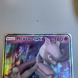 Pokemon TCG Mewtwo GX 31/68 Hidden Fates Holo NM - Image 2
