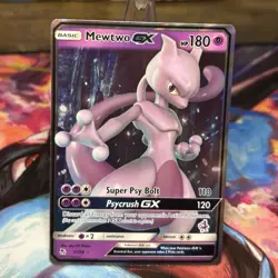 Pokemon TCG Mewtwo Gx Battle Academy 31/68 Hidden Fates Full Art Holo NM - Image 1