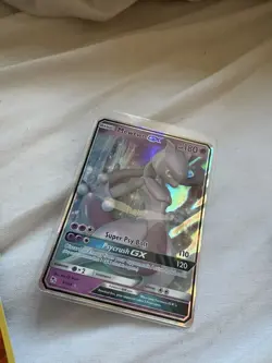 Pokemon TCG Mewtwo GX Hidden Fates 31/68 Holo Ultra Rare NM - Image 1
