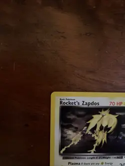 Pokemon Rocket's Zapdos 15/132 Gym Challenge Holo - Image 5