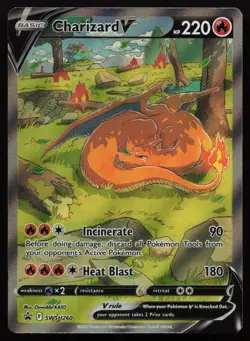 Charizard V SWSH260 Holo Promo Sword & Shield UPC Promo Pokemon English NM - Image 1