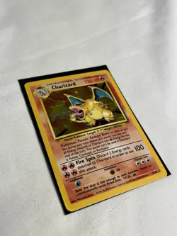 Charizard 4/102 Holo Base Set Unlimited Pokemon Near Mint (8 or 9) - Image 2