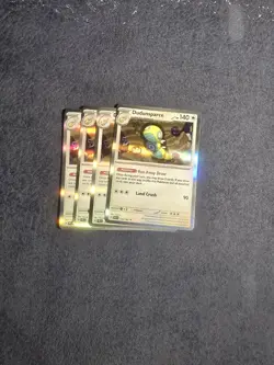 Dudunsparce 080/131 HOLO x4 Playset 4x Pokemon TCG SV Prismatic Evolutions - Image 1