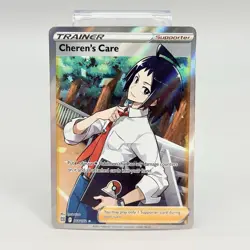 Pokemon TCG Cheren's Care Sword & Shield: Brilliant Stars 168/172 Holo NM - Image 1