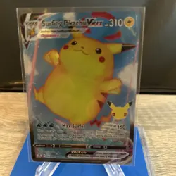 Pokemon Surfing Pikachu VMAX Celebrations 009/025 NM - Image 1